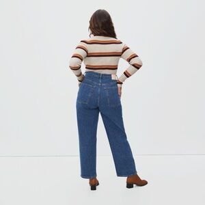 Everlane The Way High Jean in organic cotton, size 28 Crop